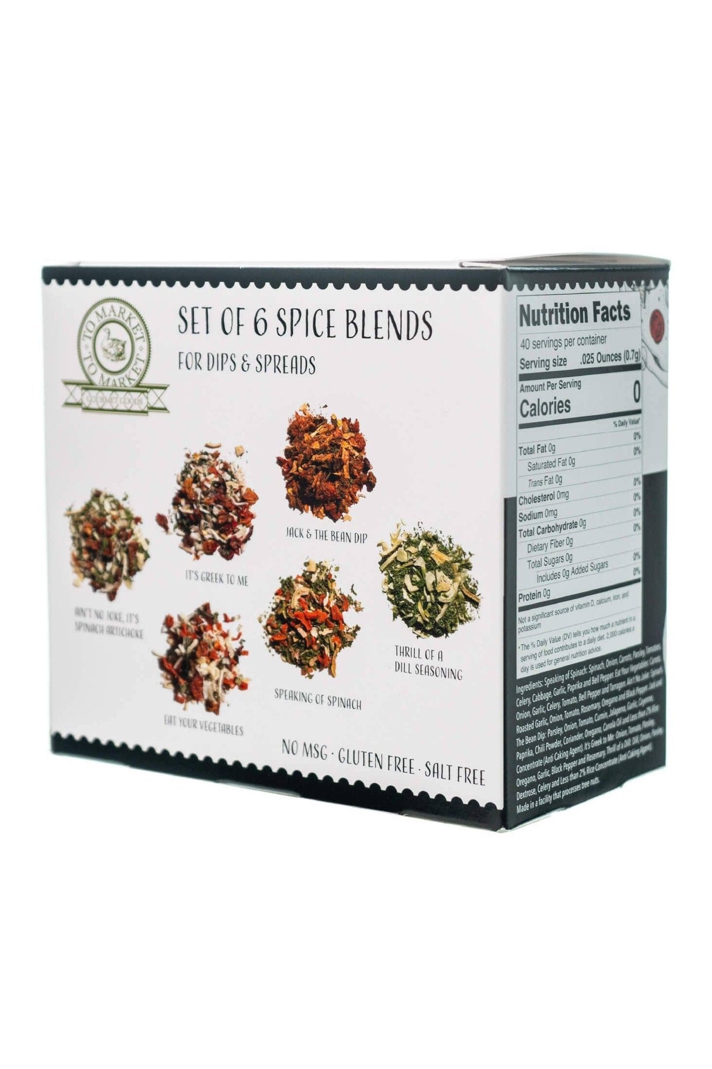 Set of 6 Spice Blends Variety Pack