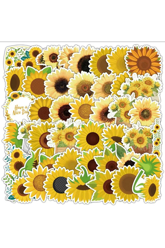 Sunflower Stickers (set of 10)