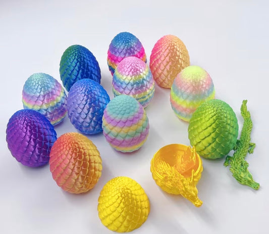 3D Printed Dragon w/egg