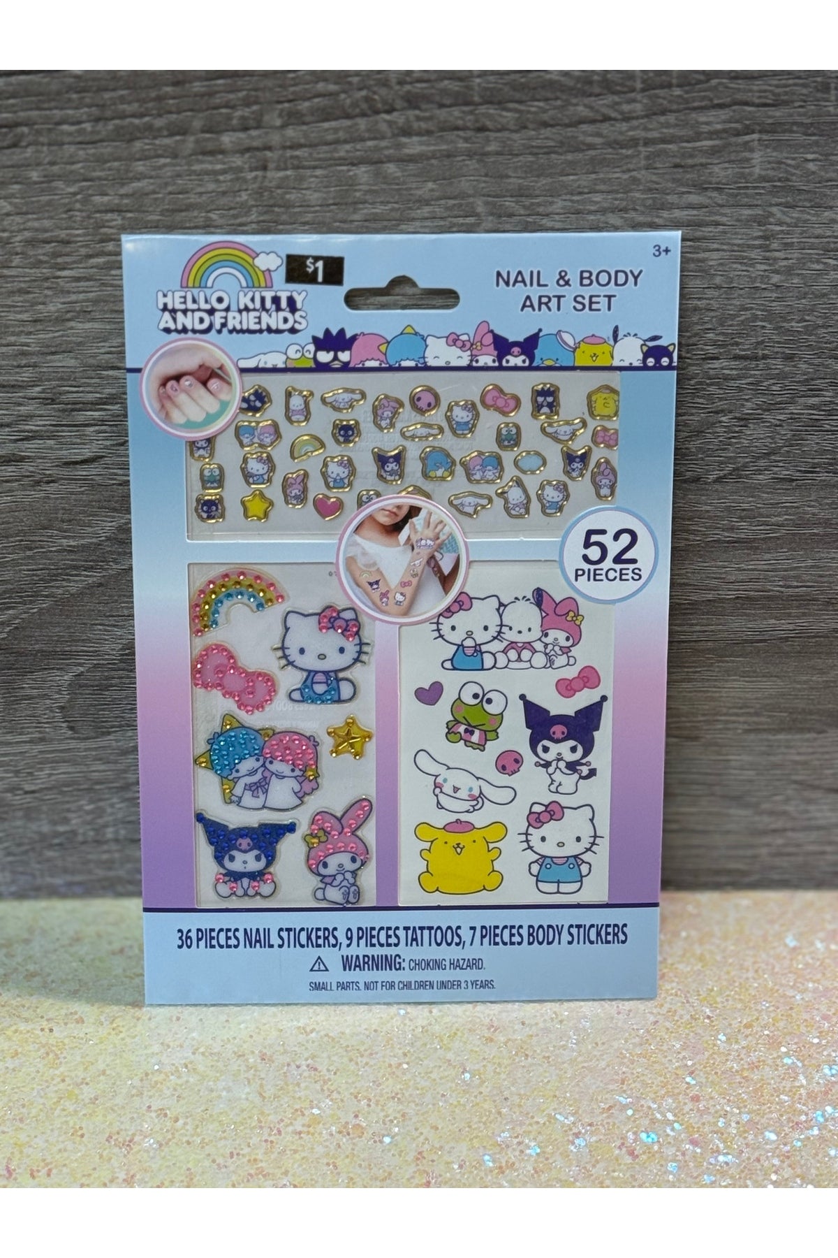 Hello Cats Nail and Body Art Set