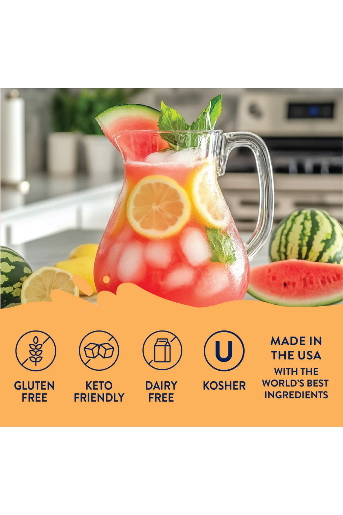 Jordan's Watermelon Lemonade Skinny Syrup Concentrate