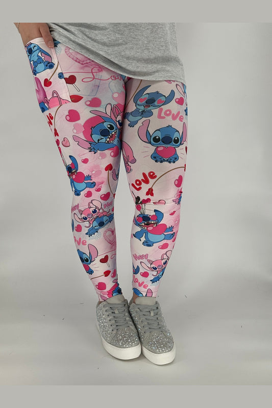 Love Monster Leggings w/ Pockets