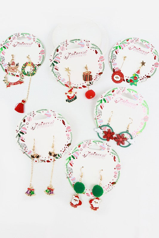 Christmas Dangle Earrings