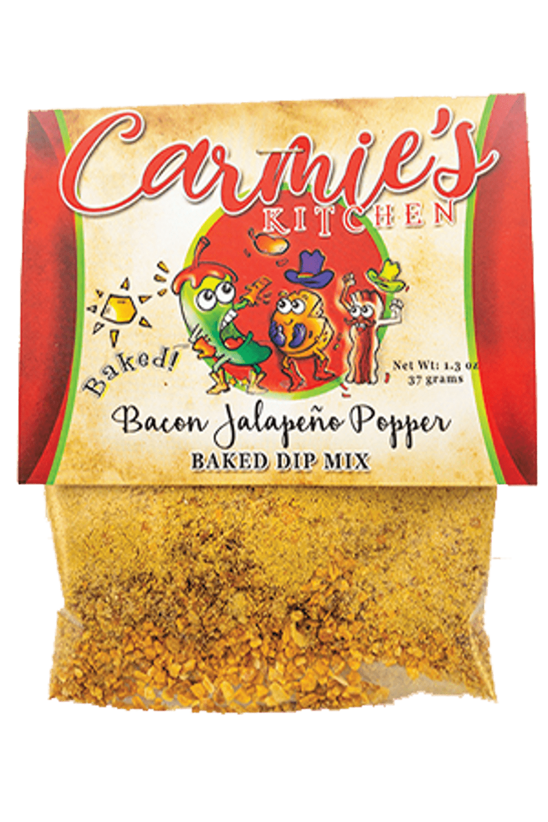 Carmie's Baked Bacon Jalapeño Popper Dip Mix