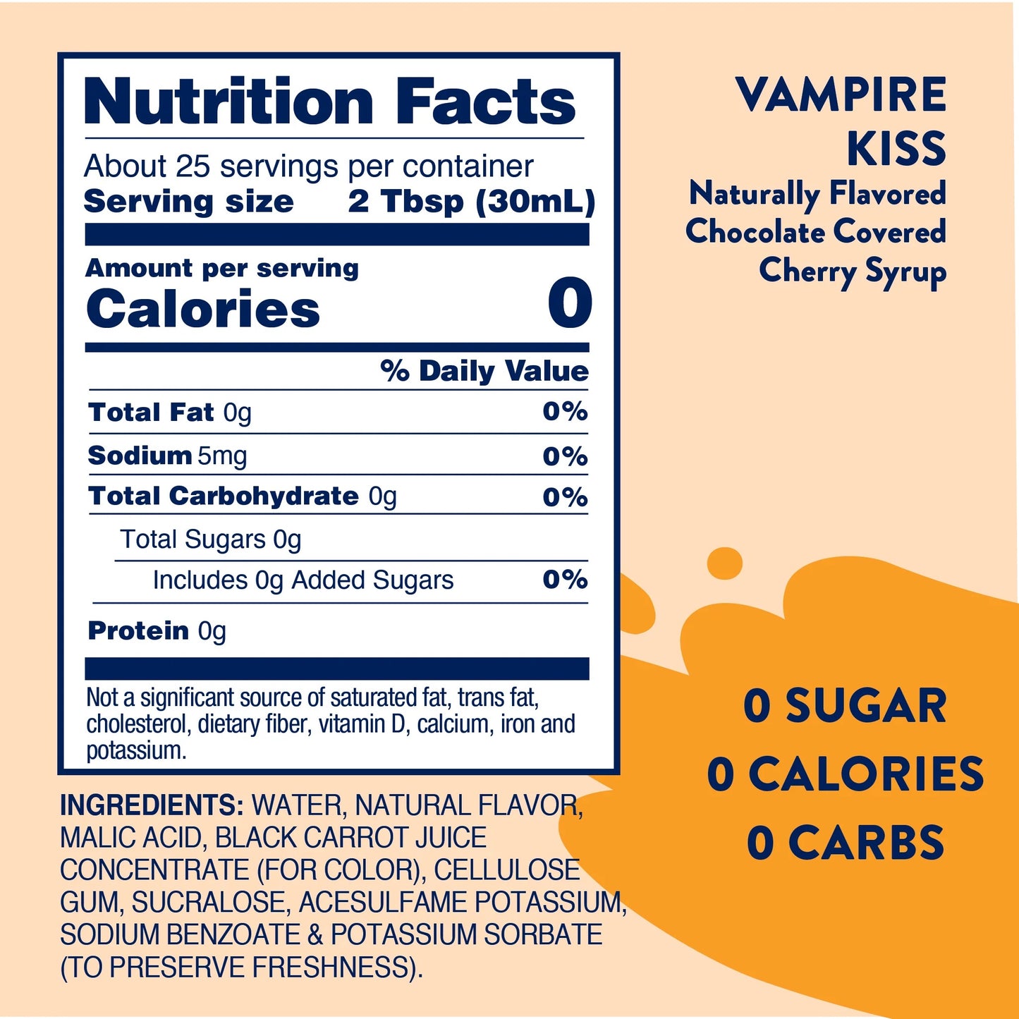 Jordan's Vampire Kiss Skinny Syrup