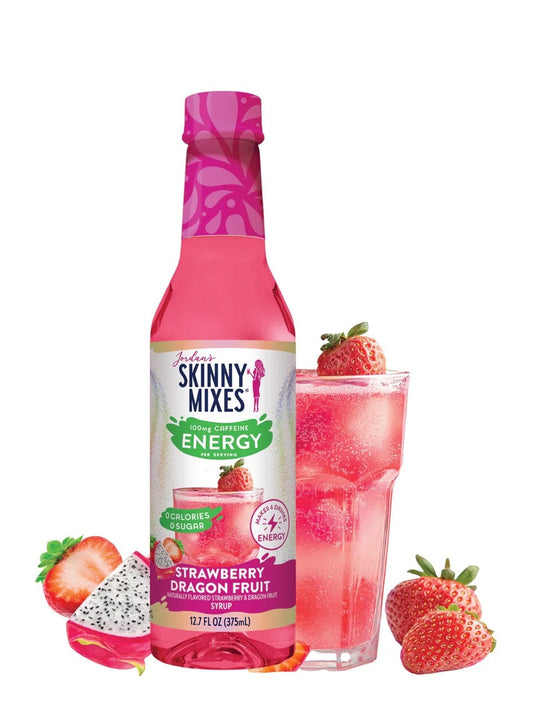 Jordan's Strawberry Dragon Fruit Energy Skinny Syrup