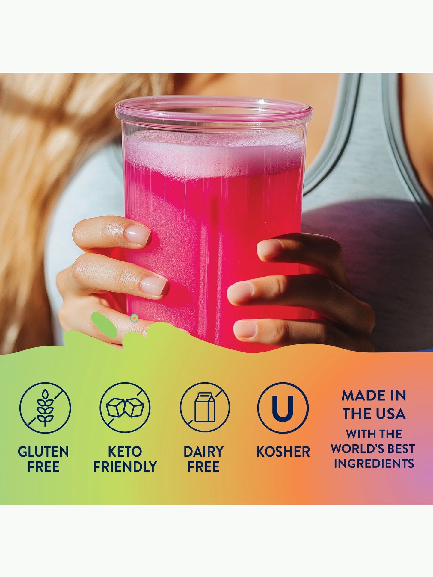 Jordan's Strawberry Dragon Fruit Energy Skinny Syrup