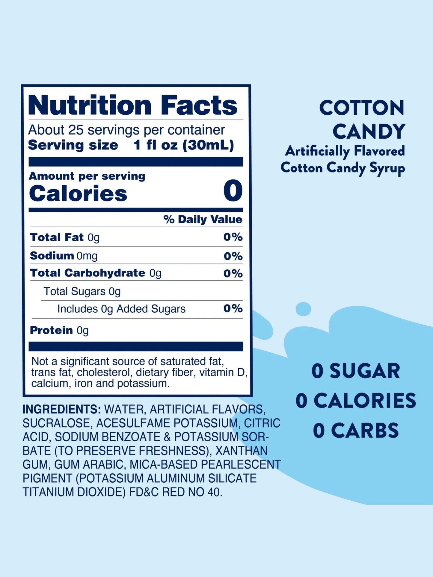 Jordan's Cotton Candy Skinny Syrup