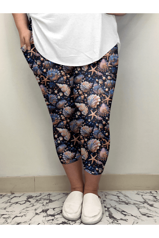 Sea Shell Capri w/ Pockets