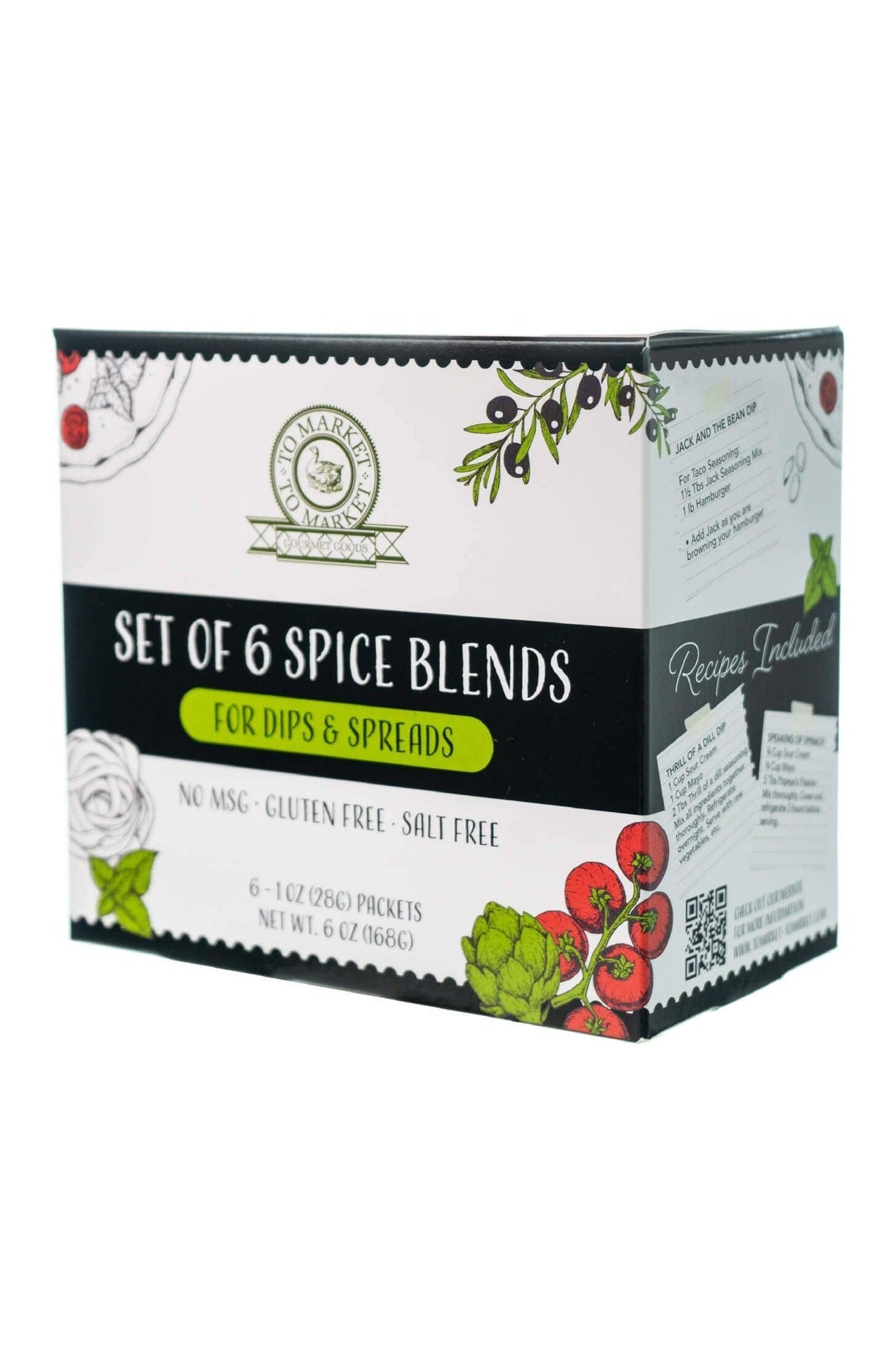 Set of 6 Spice Blends Variety Pack