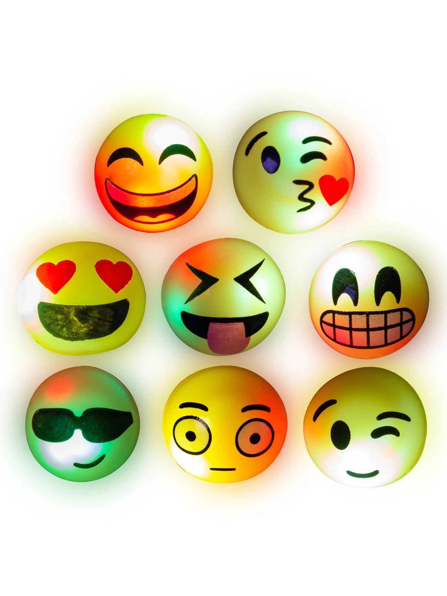 Light Up Emoticon Rings