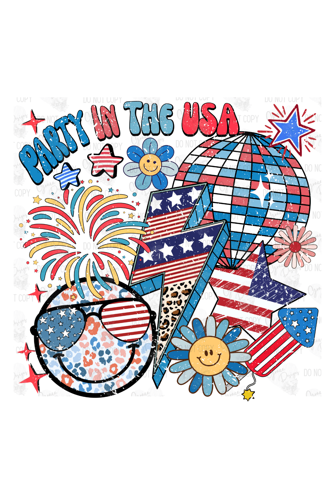 Party in the USA Design - Patriotic