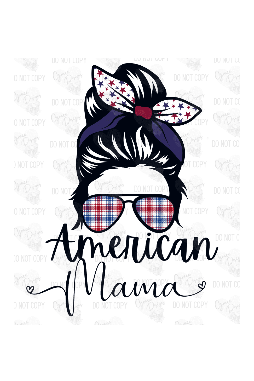 American Mama Exclusive Design - Patriotic