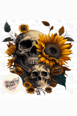 Skull and Sunflower Exclusive Design