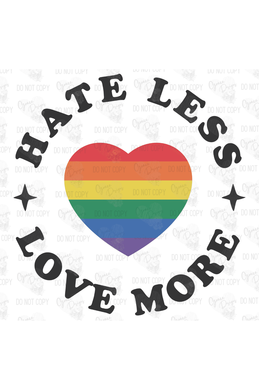 Hate Less Love More Design | Pride 2023