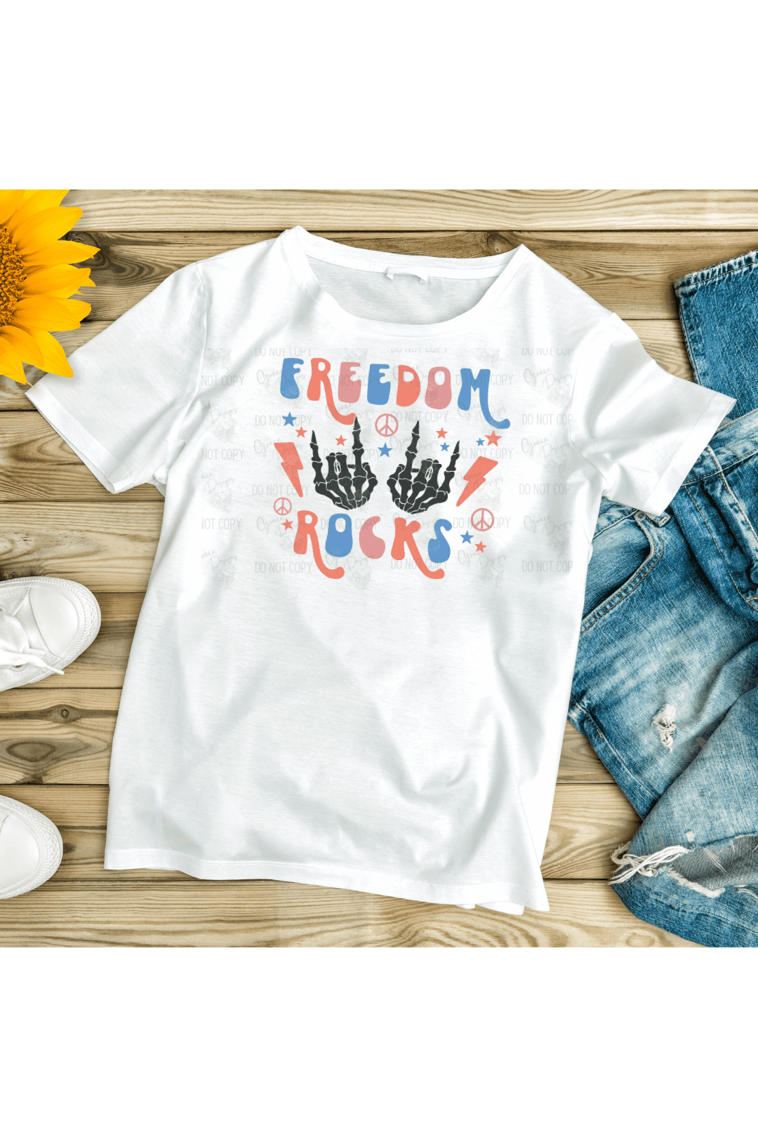 Freedom Rocks Design - Patriotic