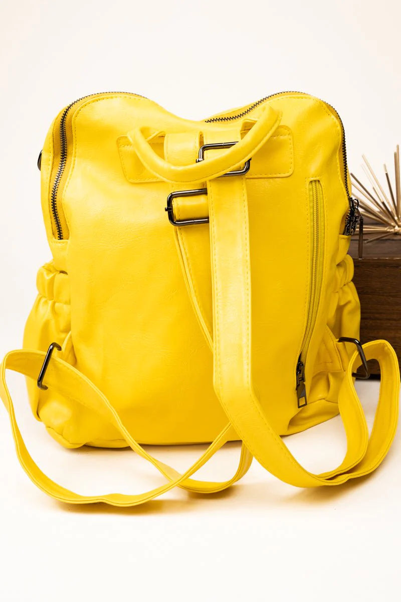 The Best Day Faux Leather Backpack