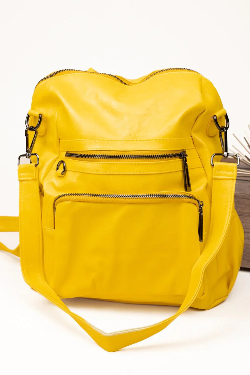 The Best Day Faux Leather Backpack