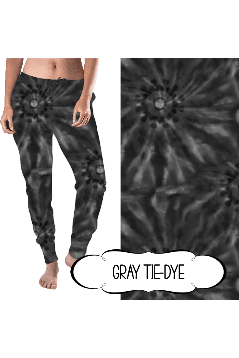 Joggers - Gray TieDye - by Eleven & Co.