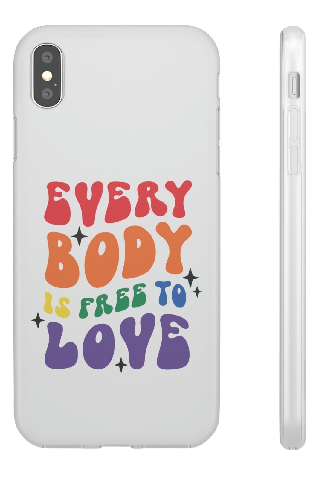 Everybody Is Free To Love Flexi Phone Cases