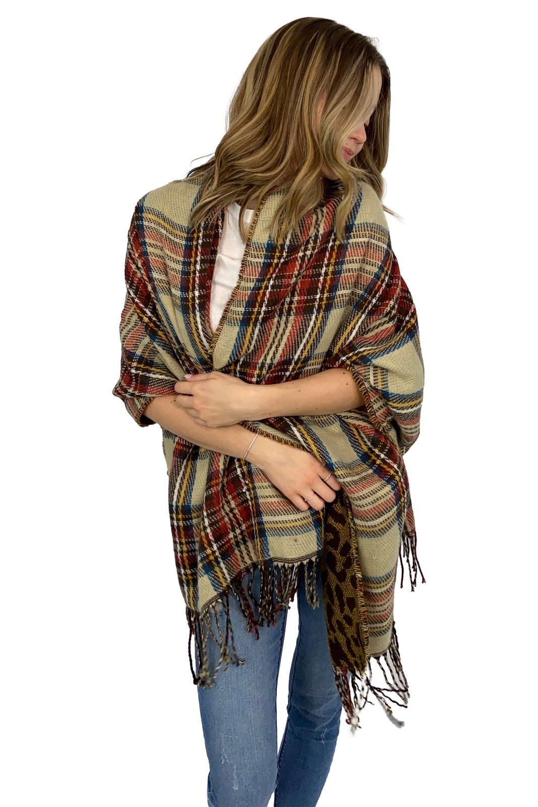 Winter Flannel Blanket Scarf