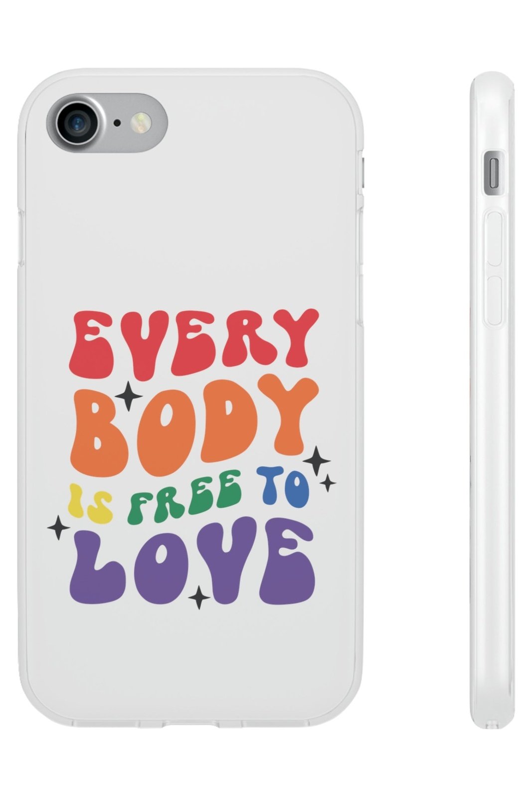 Everybody Is Free To Love Flexi Phone Cases