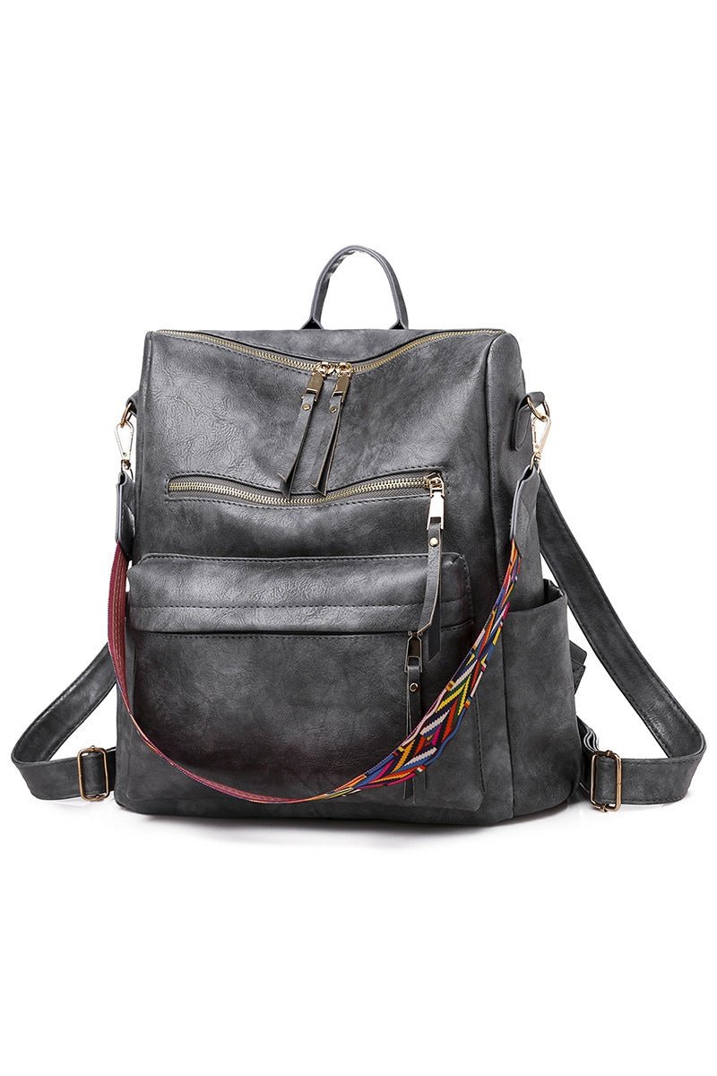 PU Leather Backpack Purses