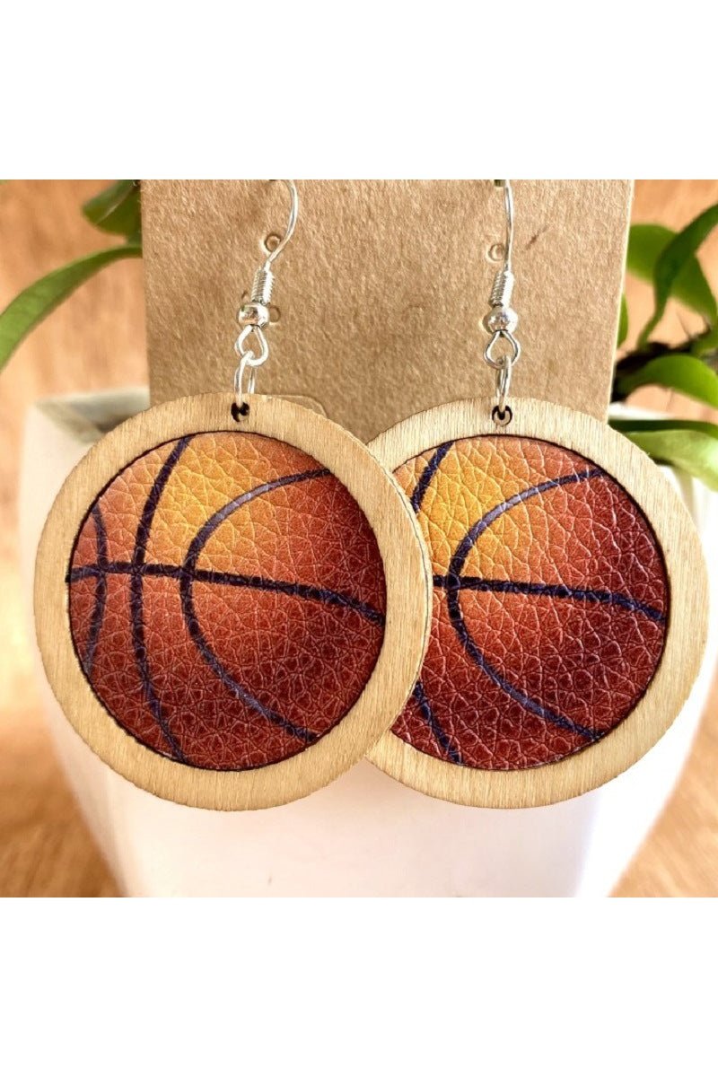 Wooden Sport Earrings