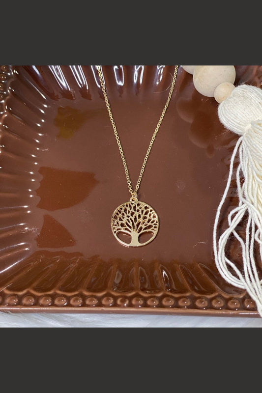 Tree of Life Necklace in Gold