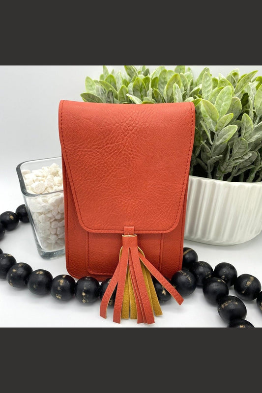 Harper Crossbody in Burnt Orange