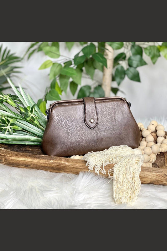 Maple Crossbody Purse in Chocolate