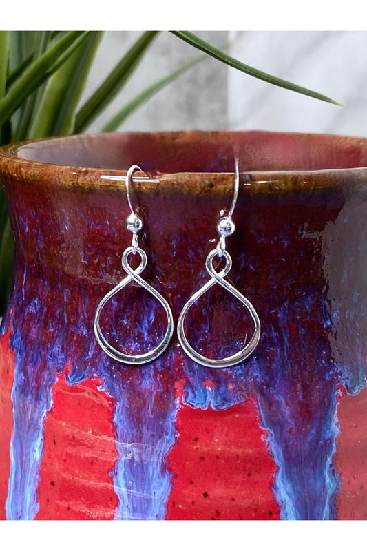 Eternity Earrings in Sterling Silver