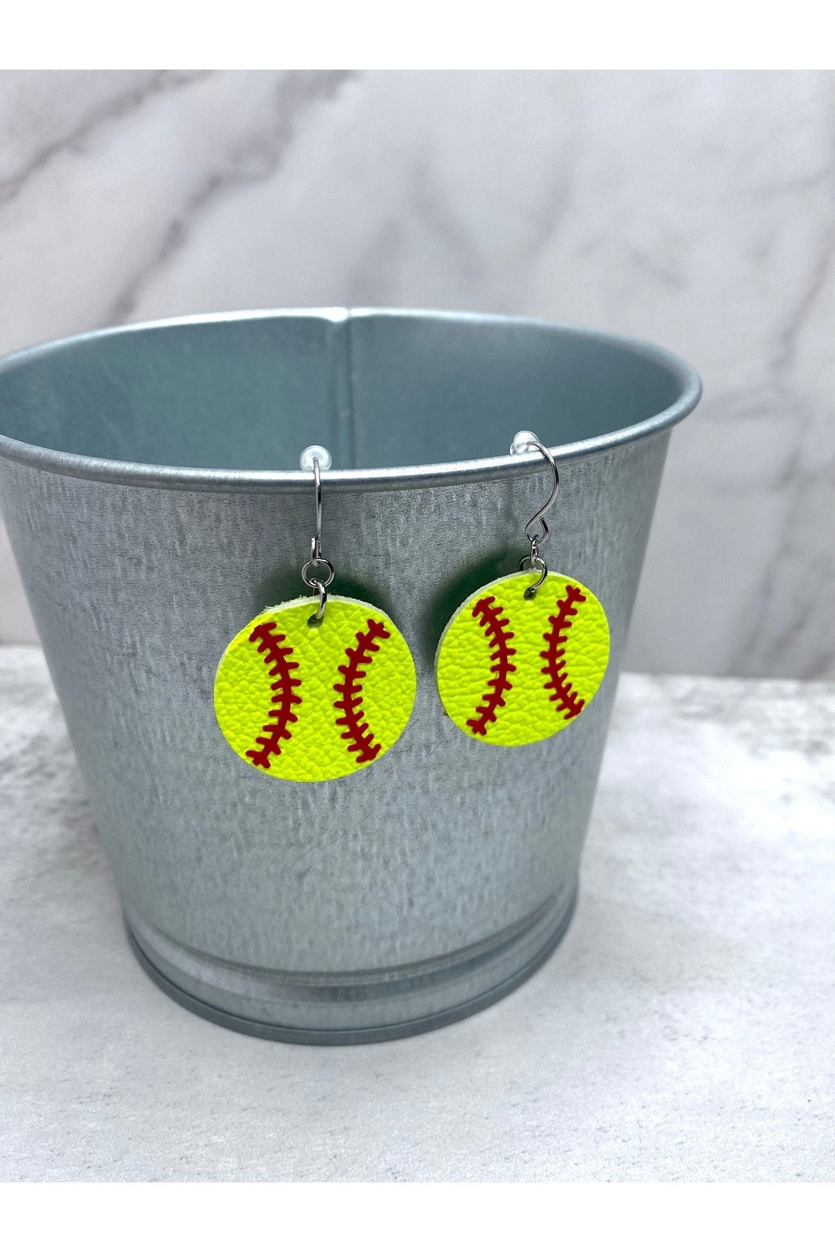 Medium Softball Earrings