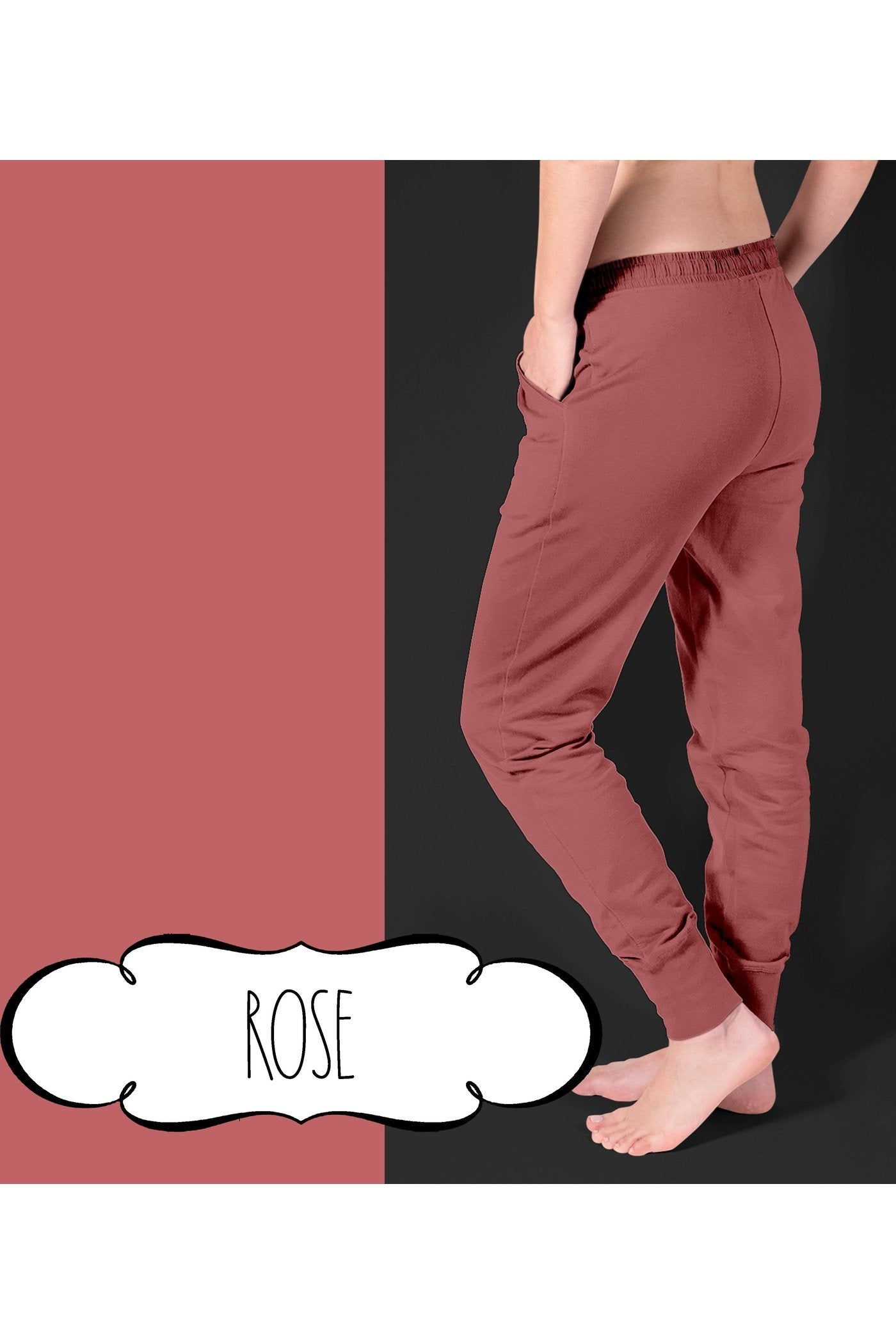 Joggers - Solid Rose by Eleven & Co.