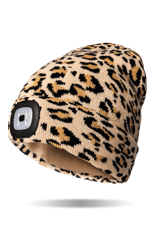 Night Scope LED Beanie - Leopard