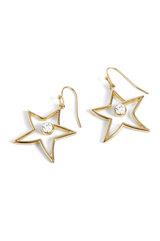 Gold Star earrings