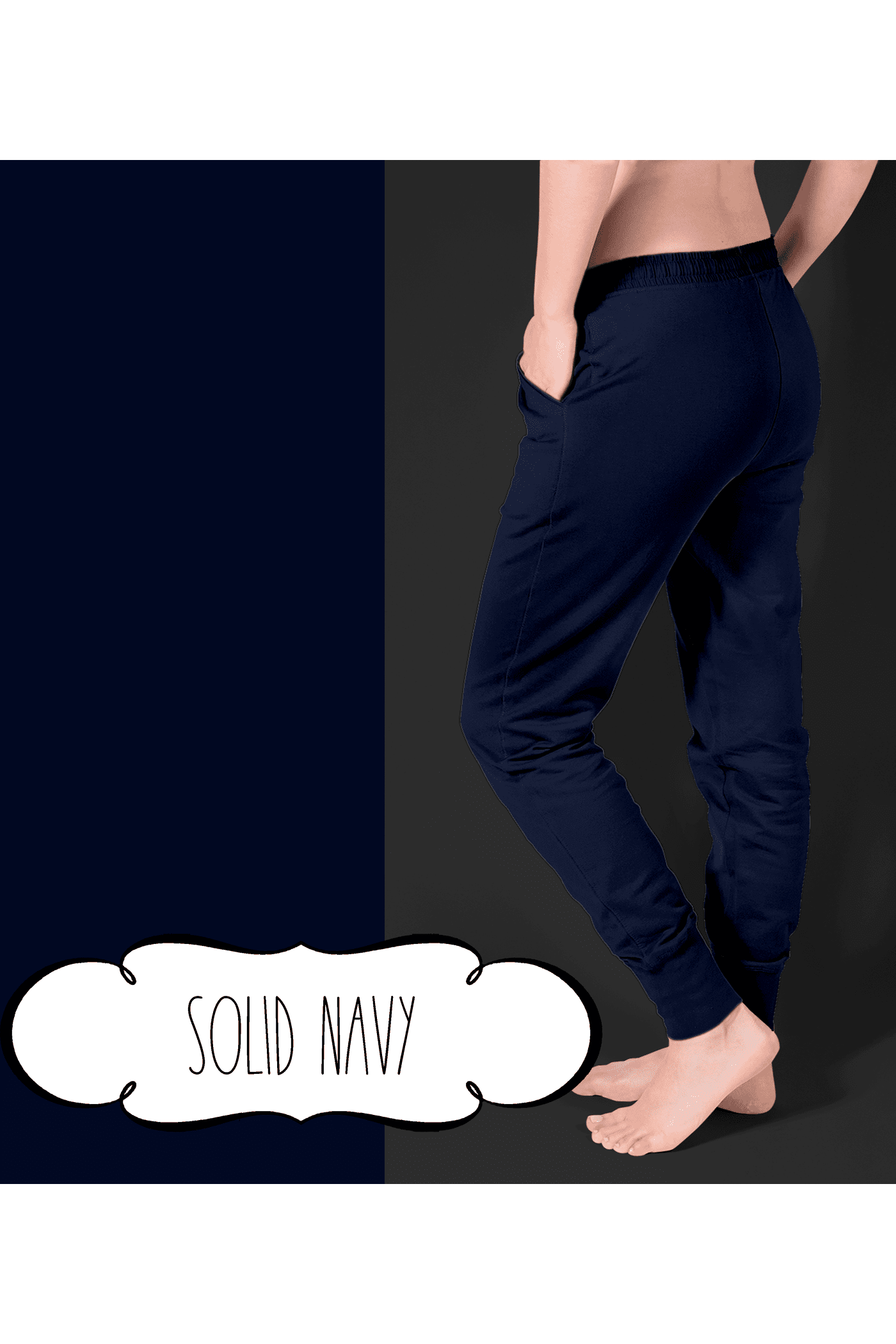Joggers - Solid Navy - by Eleven & Co.