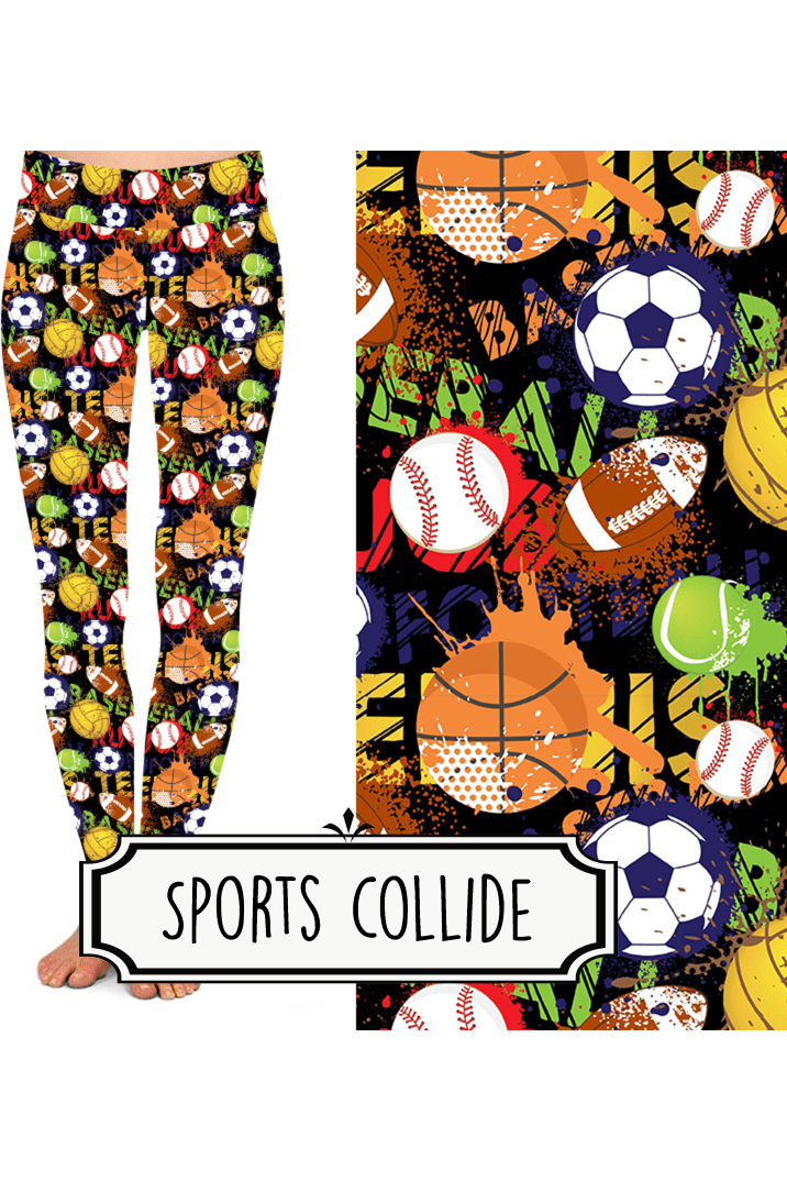 Yoga Style Leggings - Sports Collide by Eleven & Co.