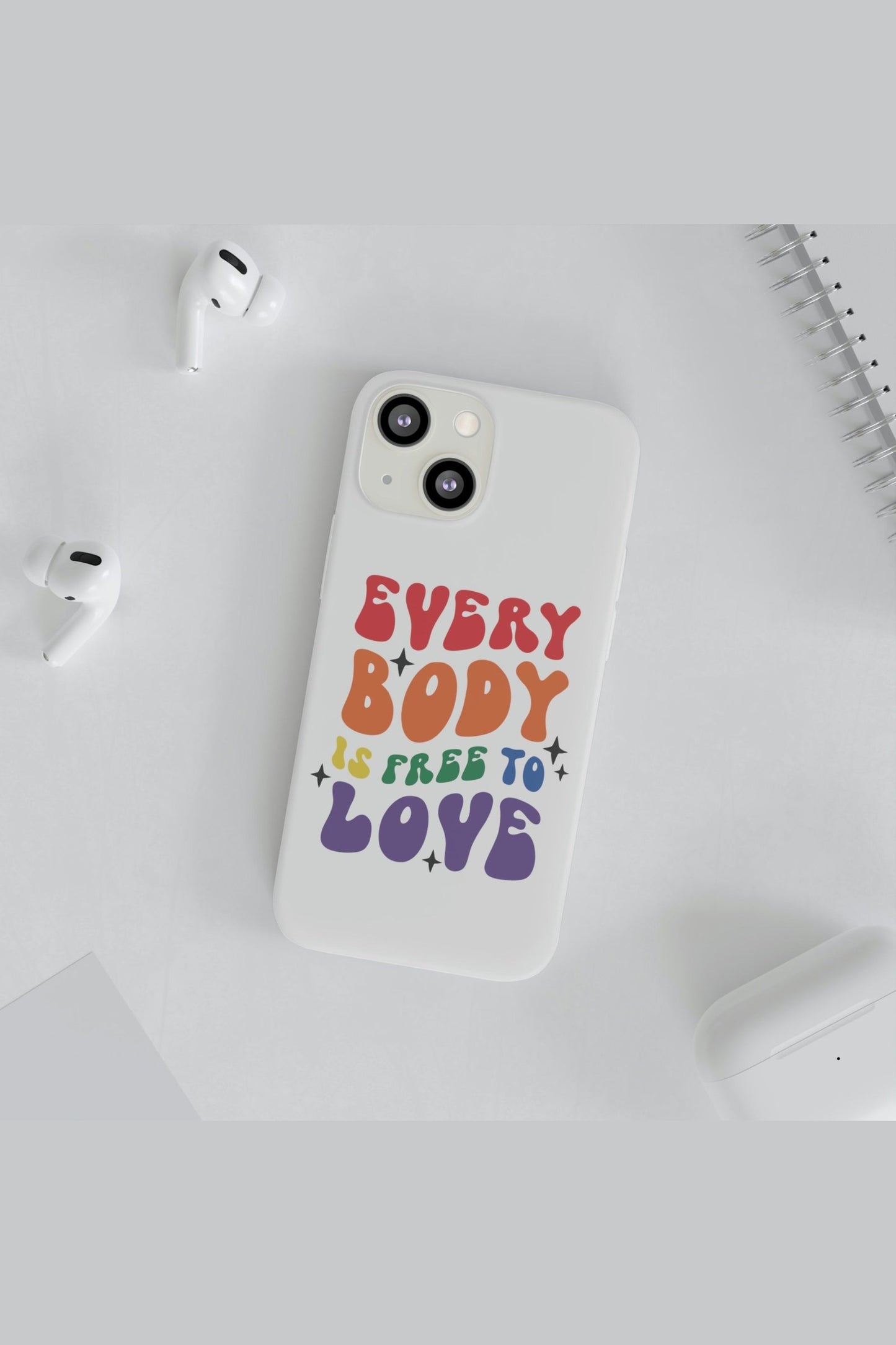 Everybody Is Free To Love Flexi Phone Cases